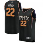 Camiseta Deandre Ayton 22 Phoenix Suns Statement Edition Negro Hombre